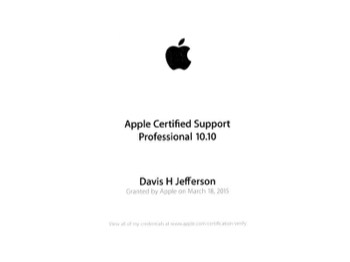  Apple Certified Support Professional (ACSP 10.10) 