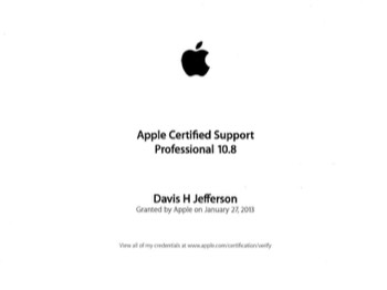 Apple Certified Support Professional (ACSP 10.8) 