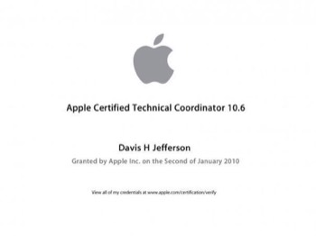  Apple Certified Technical Coordinator (ACTC 10.6) 