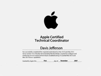  Apple Certified Technical Coordinator (ACTC 10.4) 