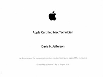  Apple Certified Mac Technician (ACMT) 