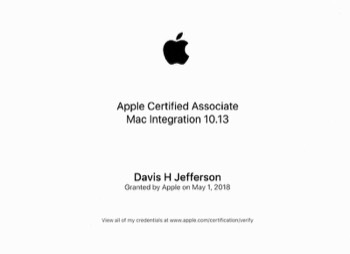  Apple Certified Associate - Mac Integration 10.13 