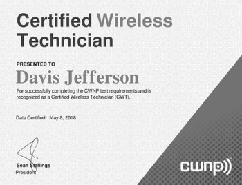  CWNP Certified Wireless Network Technician 