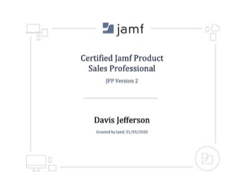  JAMF Product Specialist 